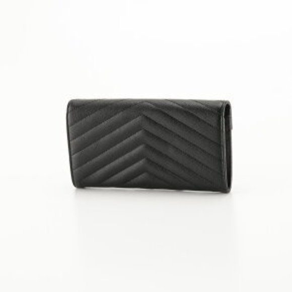 Saint Laurent Monogram YSL Matelasse Long Wallet - Picture 1 of 6